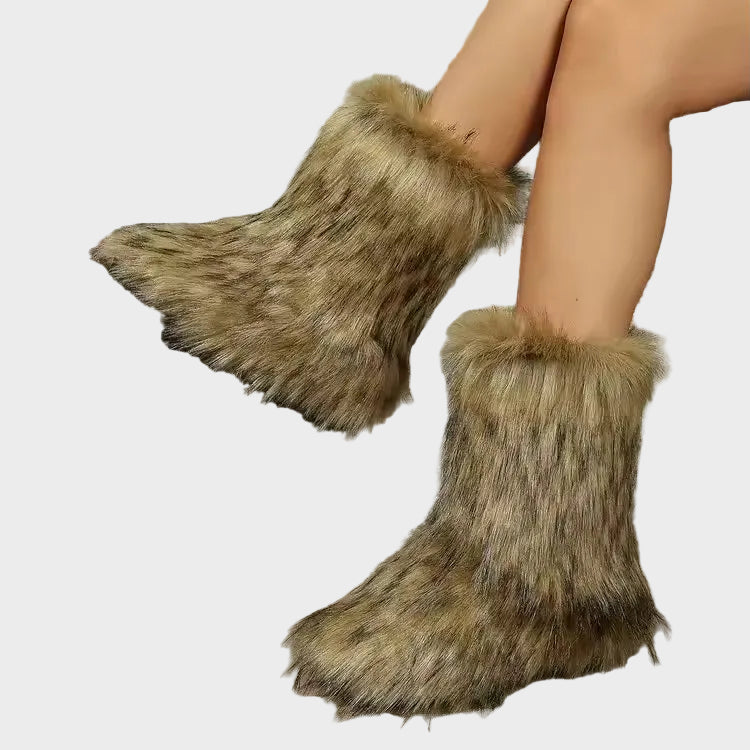Luna – Damenstiefel aus Kunstpelz – Ansicht 9