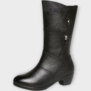 Kniehohe Plateaustiefel für Damen