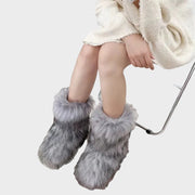 Luna – Damenstiefel aus Kunstpelz – Ansicht 6