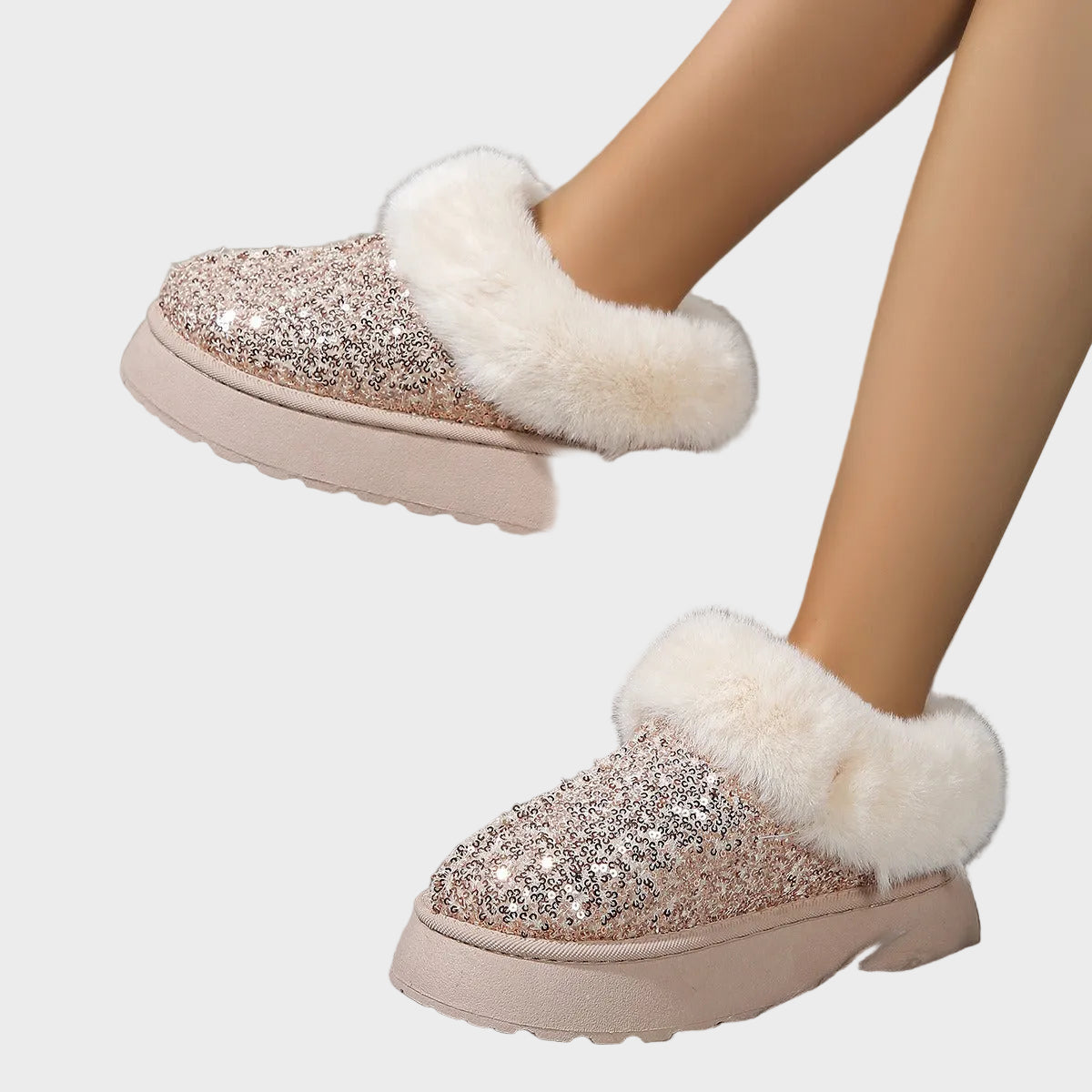 CrystalFur – Komfortable Plateau-Stiefel für Damen – Ansicht 8