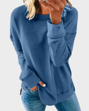 Riverton – Damen-Sweatshirt mit Fleece-Futter – Ansicht 2