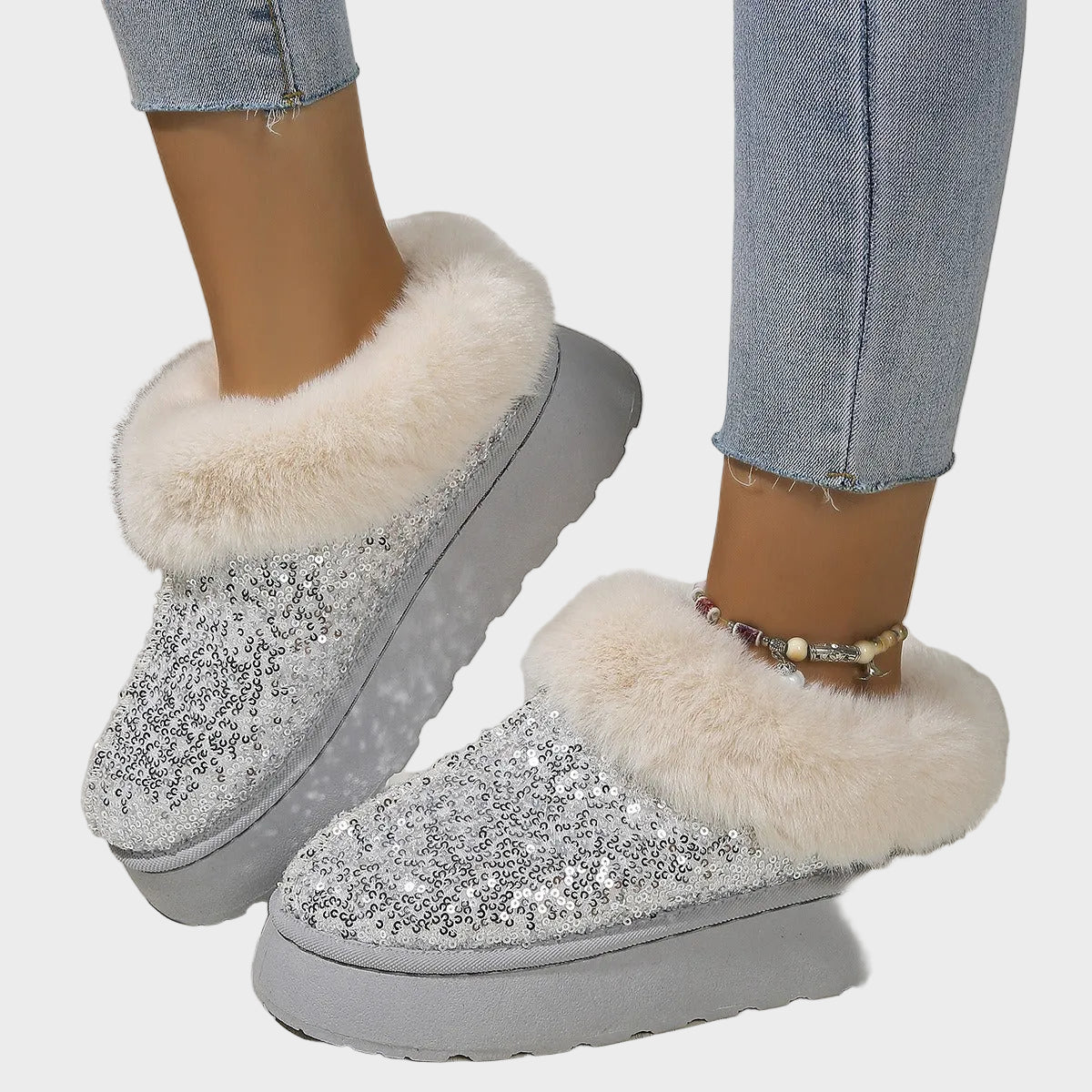 CrystalFur – Komfortable Plateau-Stiefel für Damen – Ansicht 5