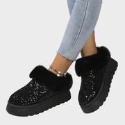 CrystalFur – Komfortable Plateau-Stiefel für Damen