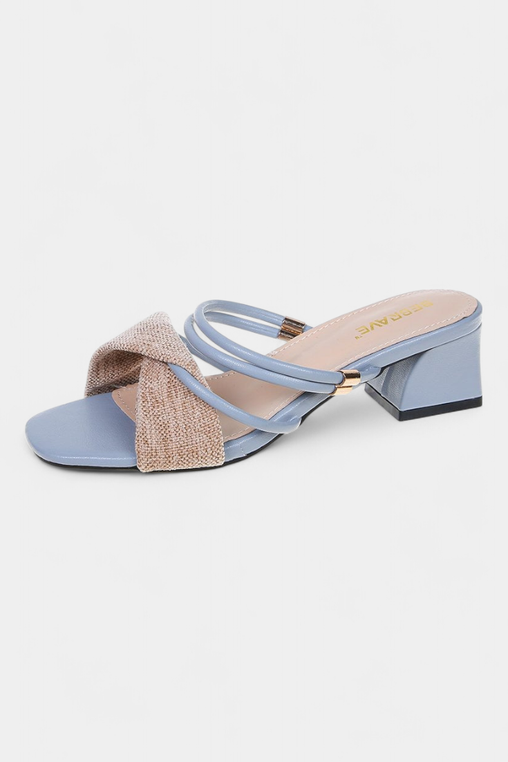 Damen-Sandalen Cintia mit dünnem Riemen und Blockabsatz – Ansicht 5