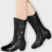 Kniehohe Plateaustiefel für Damen – Ansicht 3