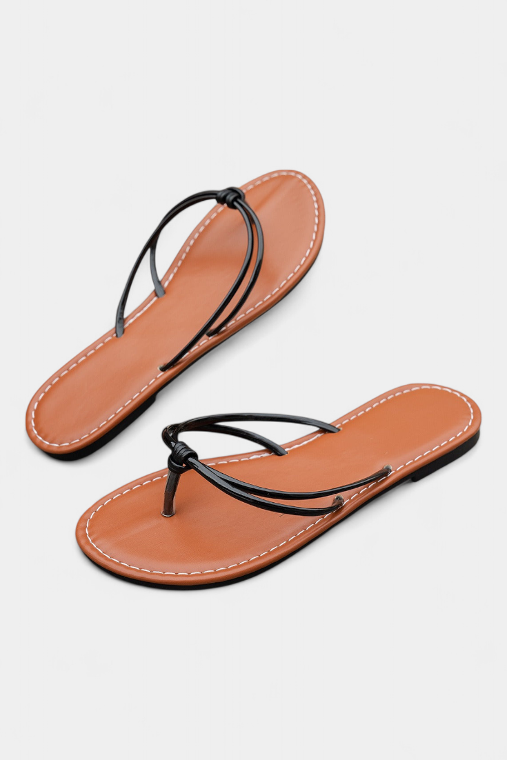 Minimalistische Damen-Sandalen Aledia mit dünnen Riemen – Ansicht 6