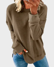 Riverton – Damen-Sweatshirt mit Fleece-Futter – Ansicht 7