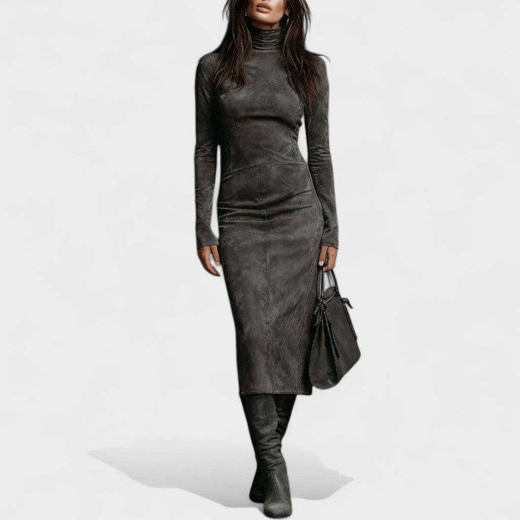 Arvielle | elegantes Wildlederkleid