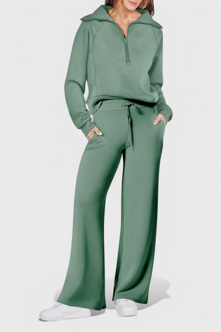 Berken Zweiteiliges Langarm-Loungewear-Set