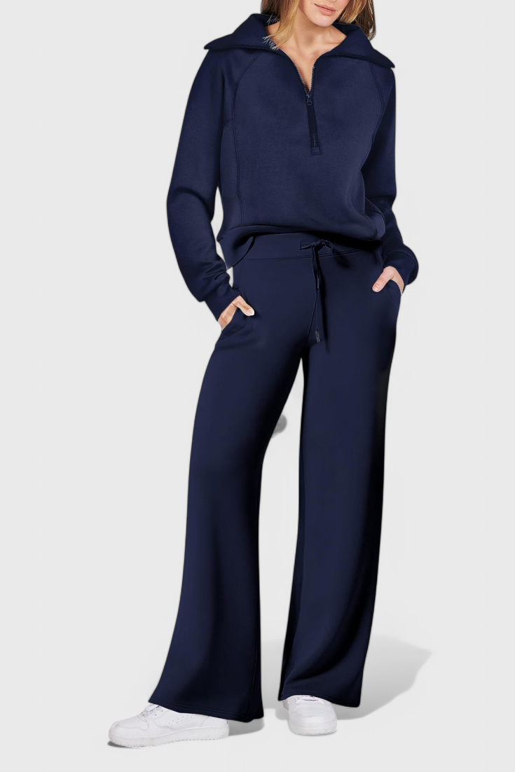 Berken Zweiteiliges Langarm-Loungewear-Set