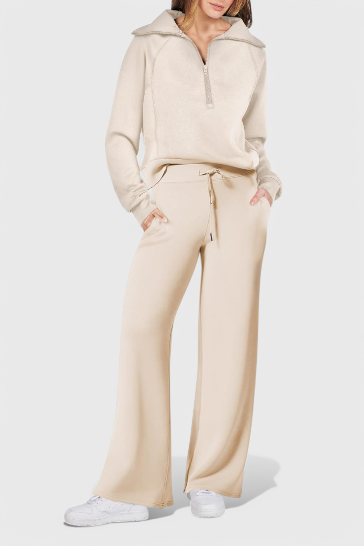 Berken Zweiteiliges Langarm-Loungewear-Set