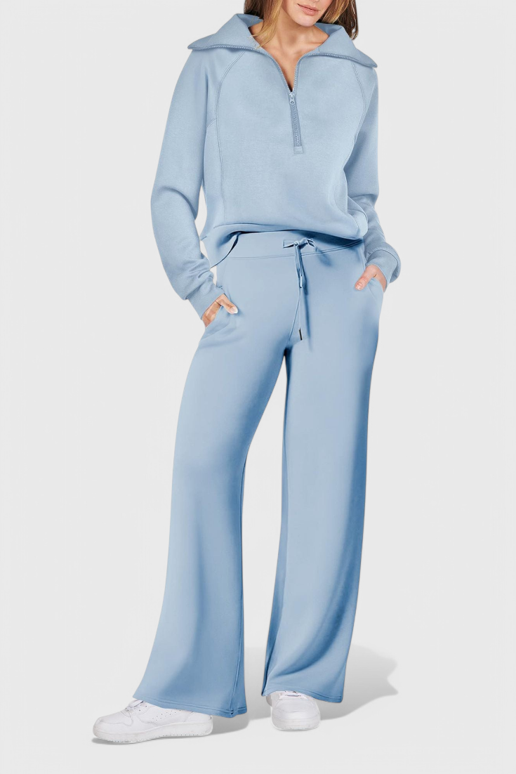 Berken Zweiteiliges Langarm-Loungewear-Set