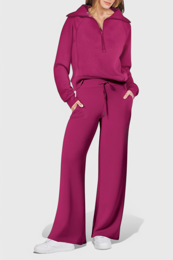 Berken Zweiteiliges Langarm-Loungewear-Set