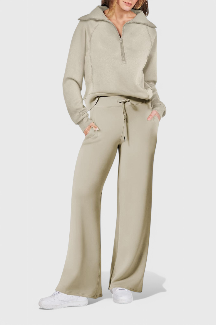 Berken Zweiteiliges Langarm-Loungewear-Set