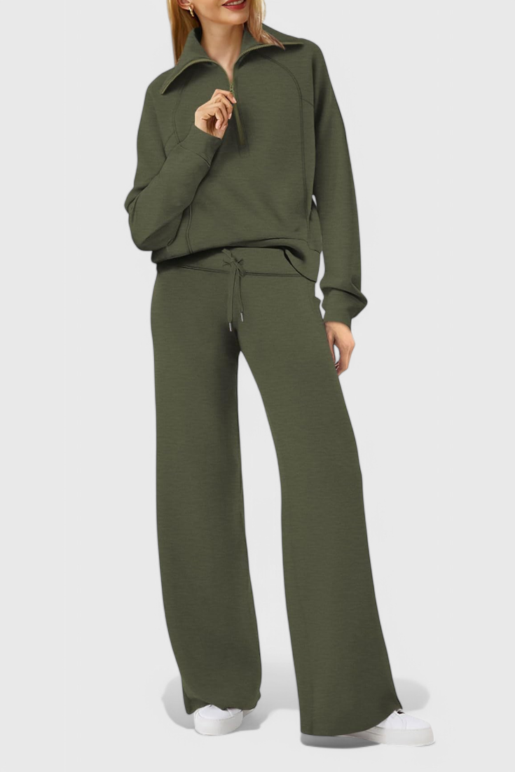 Berken Zweiteiliges Langarm-Loungewear-Set