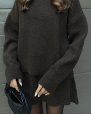 Lara – Gestricktes Herbstset für Damen mit Pullover und Rock – Ansicht 28