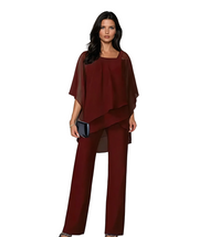 Mariella – Zweiteiliges Damen-Lagenlook-Set mit asymmetrischem Top und weiter Hose – Ansicht 5