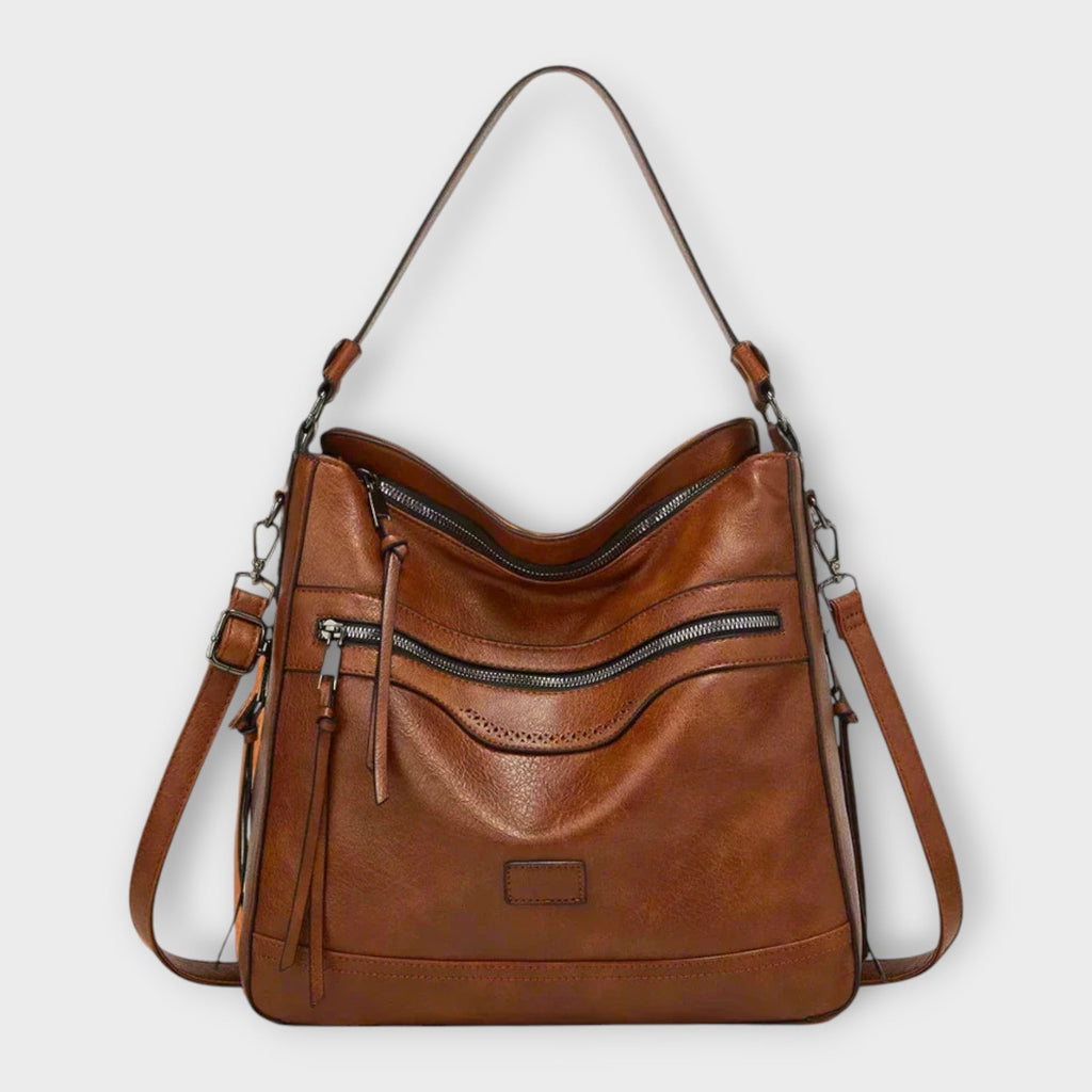 Leno - Klassische Retro-Schultertasche
