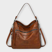 Leno – Klassische Retro-Schultertasche für Damen – Ansicht 3