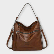 Leno – Klassische Retro-Schultertasche für Damen – Ansicht 2