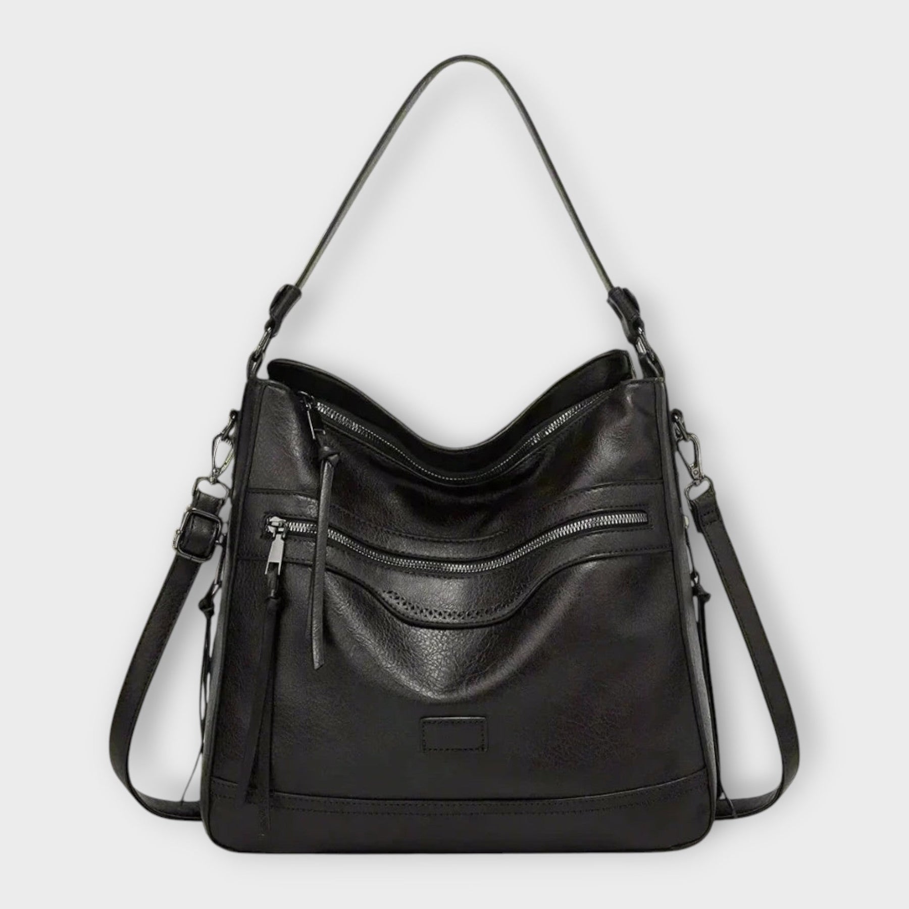 Leno – Klassische Retro-Schultertasche für Damen