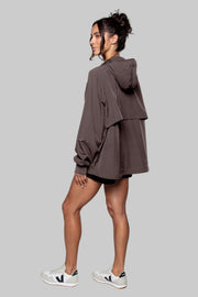 Leichte Windjacke für Damen in Clay