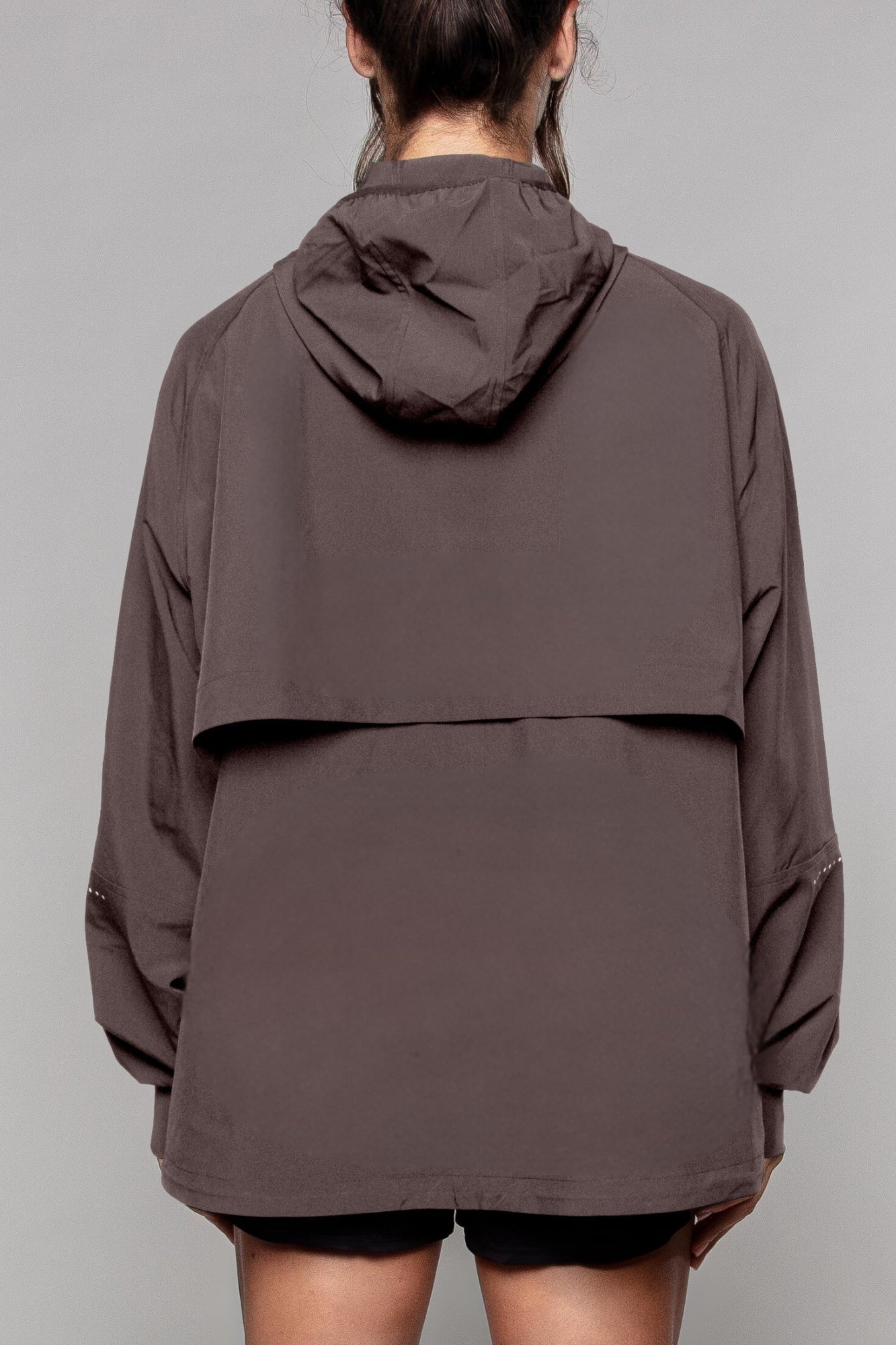 Leichte Windjacke für Damen in Clay – Ansicht 4
