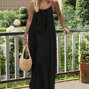 Maxikleid mit verstellbaren Spaghettiträgern