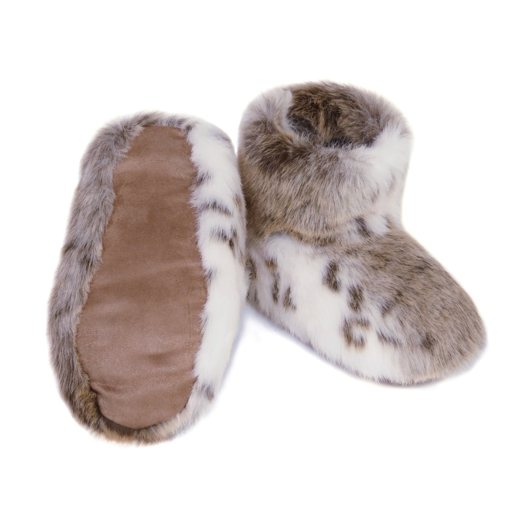 Damen-Stiefel-Hausschuhe Sana aus Kunstfell – Ansicht 15