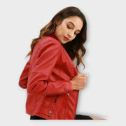 Salome – Elegante Lederjacke für Damen – Ansicht 6