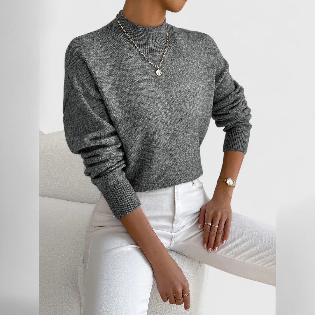 Sam – Klassischer Rollkragenpullover für Damen – Ansicht 10