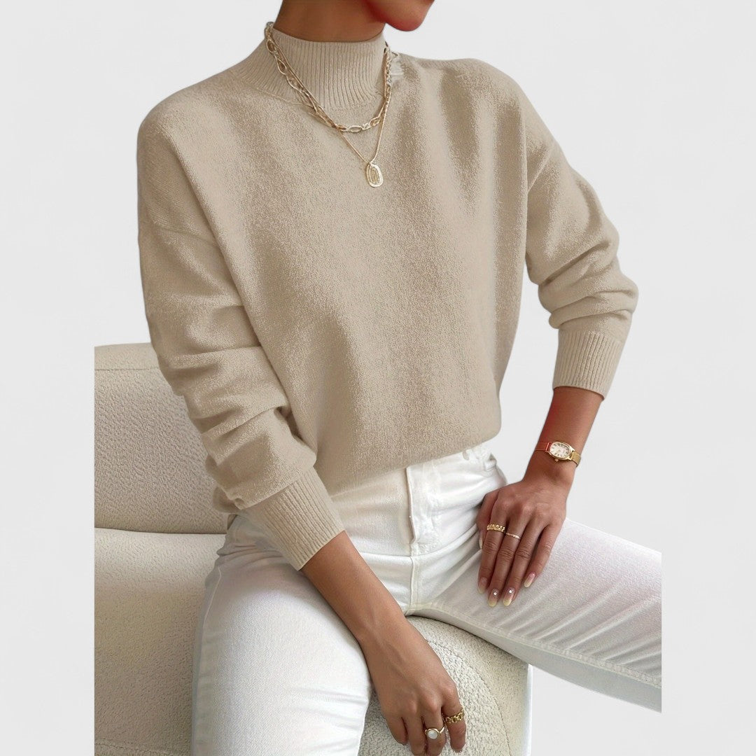 Sam – Klassischer Rollkragenpullover für Damen – Ansicht 5