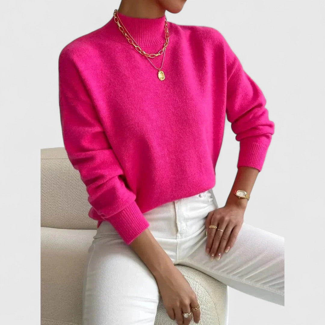 Sam – Klassischer Rollkragenpullover für Damen – Ansicht 7
