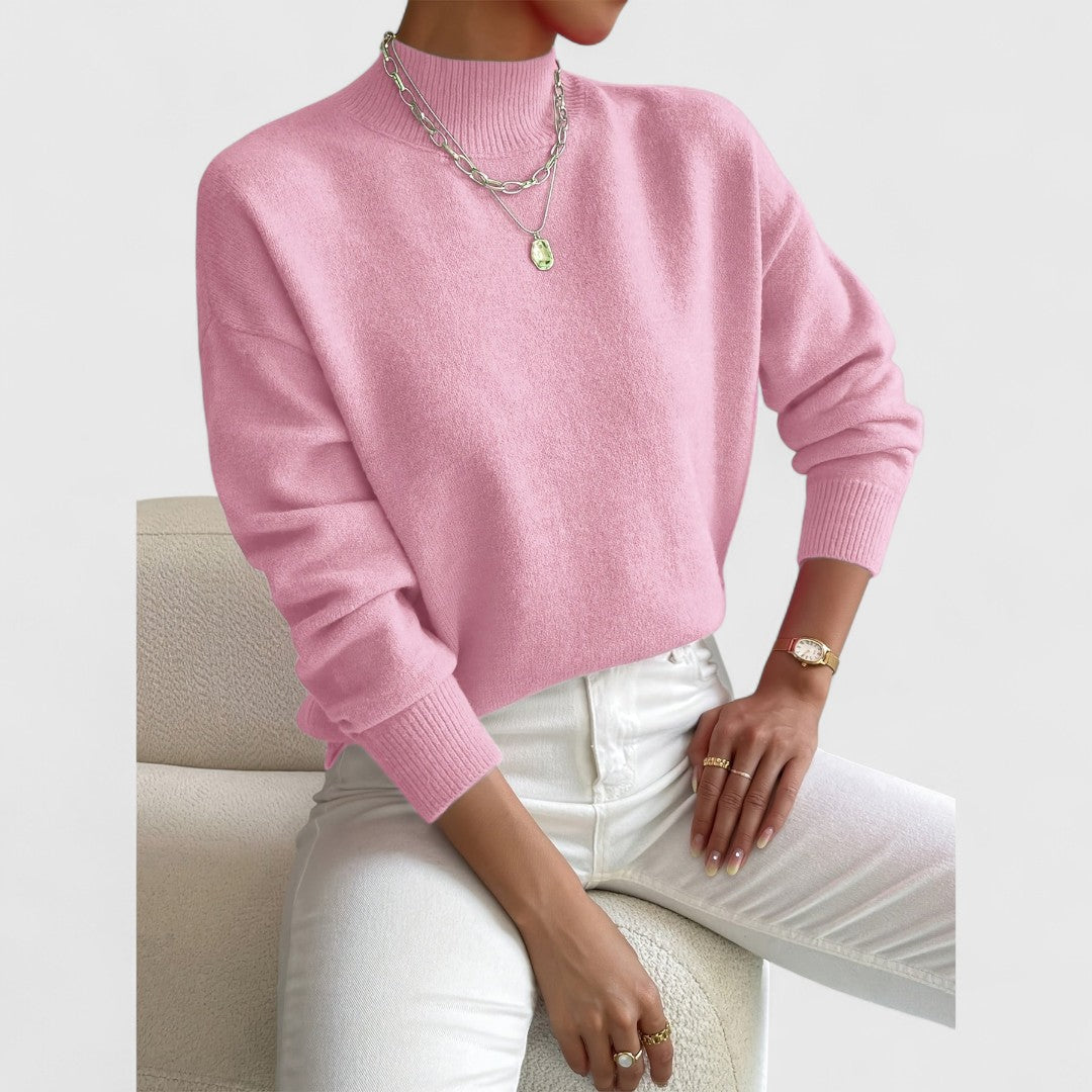 Sam – Klassischer Rollkragenpullover für Damen – Ansicht 3