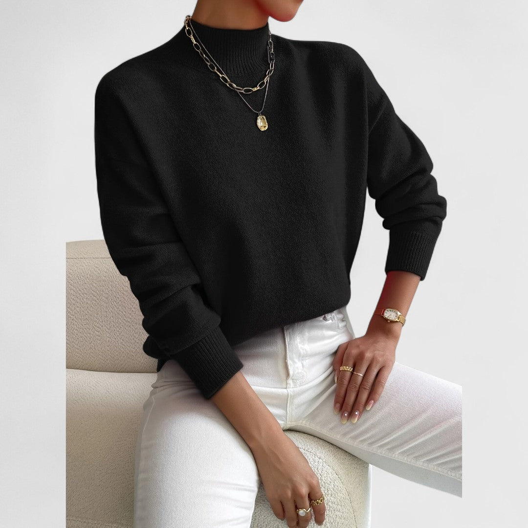 Sam – Klassischer Rollkragenpullover für Damen – Ansicht 6