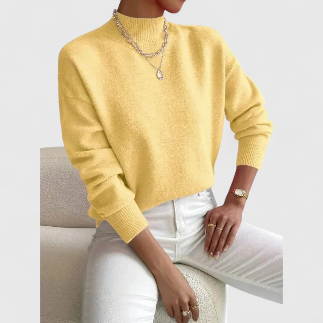 Sam – Klassischer Rollkragenpullover für Damen – Ansicht 4
