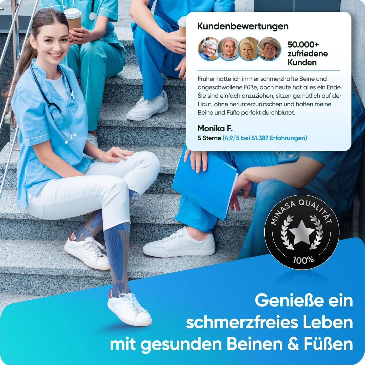 Minasa Kompressionsstrümpfe