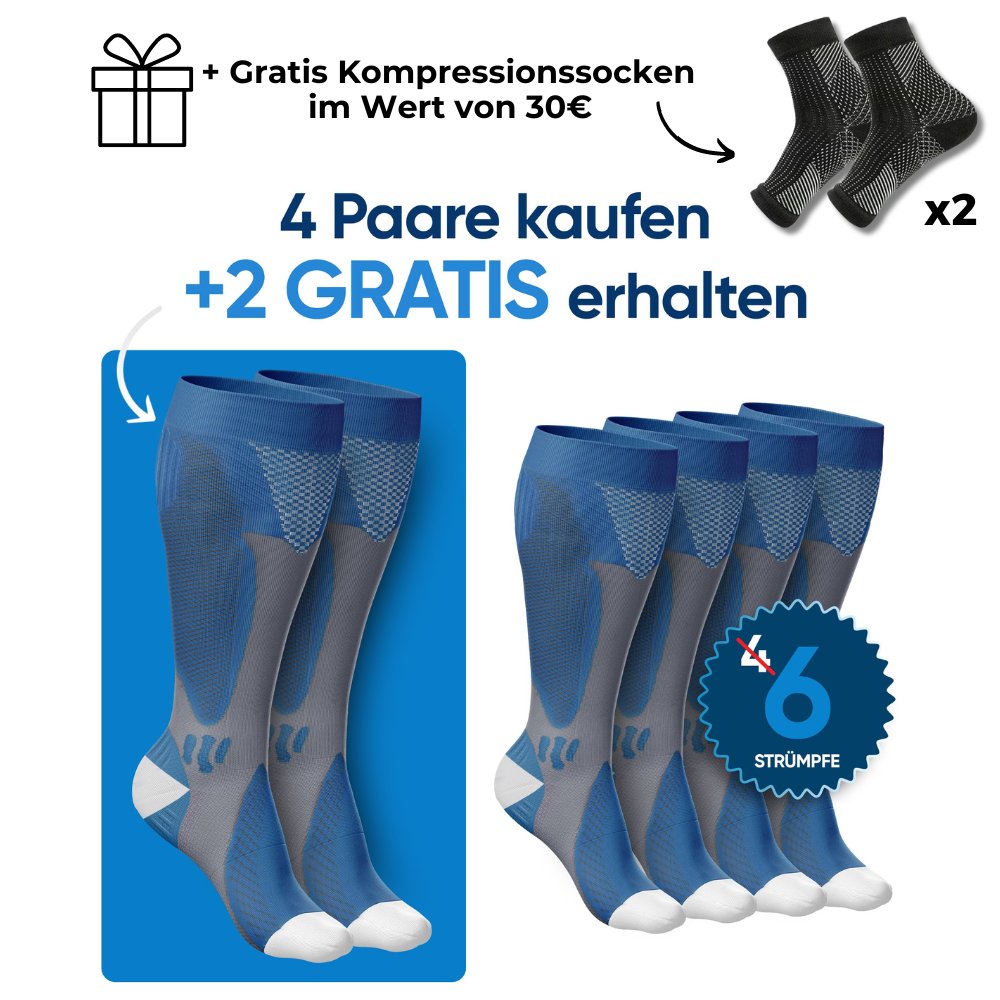 Minasa Kompressionsstrümpfe im Alltag
