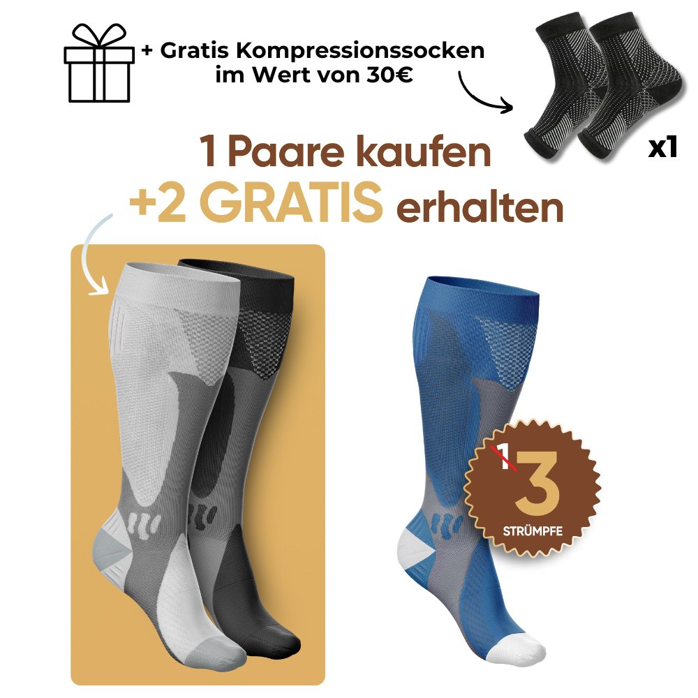 Minasa Kompressionsstrümpfe für müde Beine