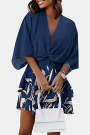 Eliza – Minikleid für Damen mit Knoten vorne und Rüschen – Ansicht 10