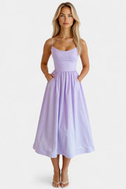 Marvelle – Ärmelloses Midikleid für Damen – Ansicht 15