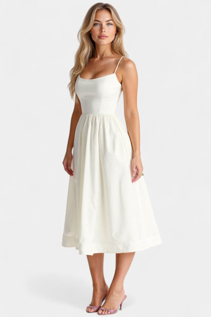 Marvelle – Ärmelloses Midikleid für Damen – Ansicht 4