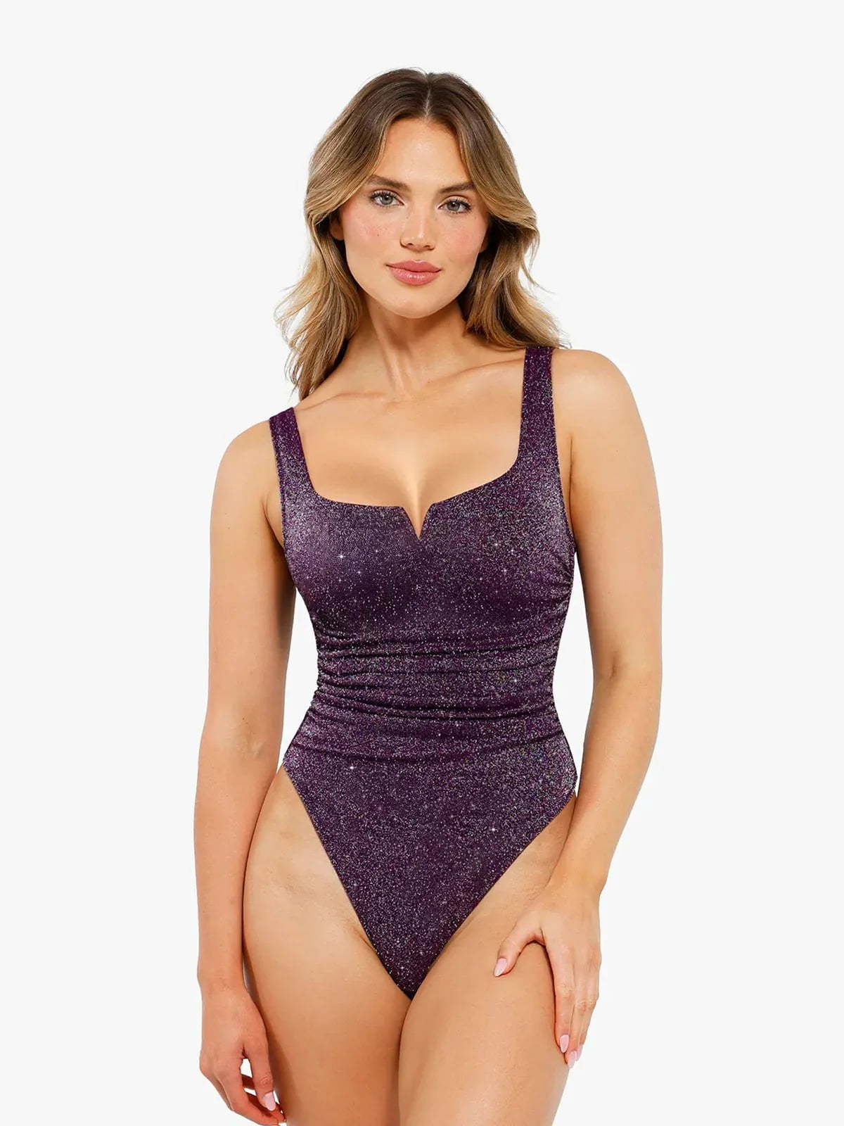 Strickbody für Damen mit eckigem Ausschnitt – Ansicht 2