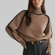 Alexandra – Eleganter weicher Rollkragenpullover für Damen – Ansicht 2