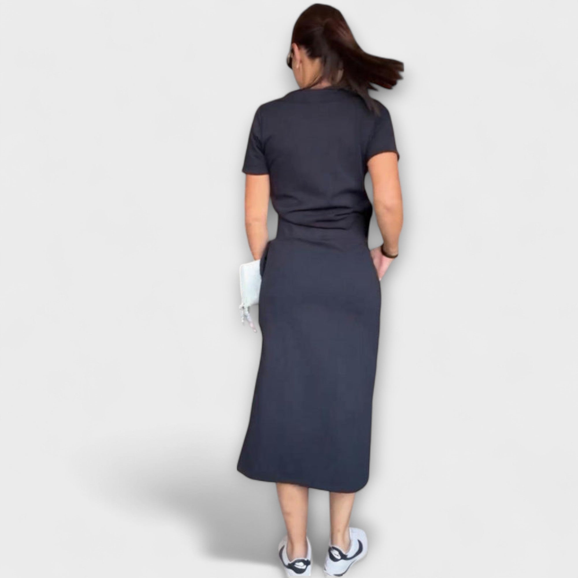 Danielle – Elegantes Top und Rock mit Rundhalsausschnitt