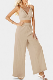 Damen-Set Valentina mit Spitzenweste und weiter Hose – Ansicht 3