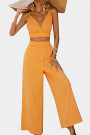 Damen-Set Valentina mit Spitzenweste und weiter Hose – Ansicht 7