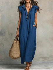 Jutta | Boho-Maxikleid für Damen