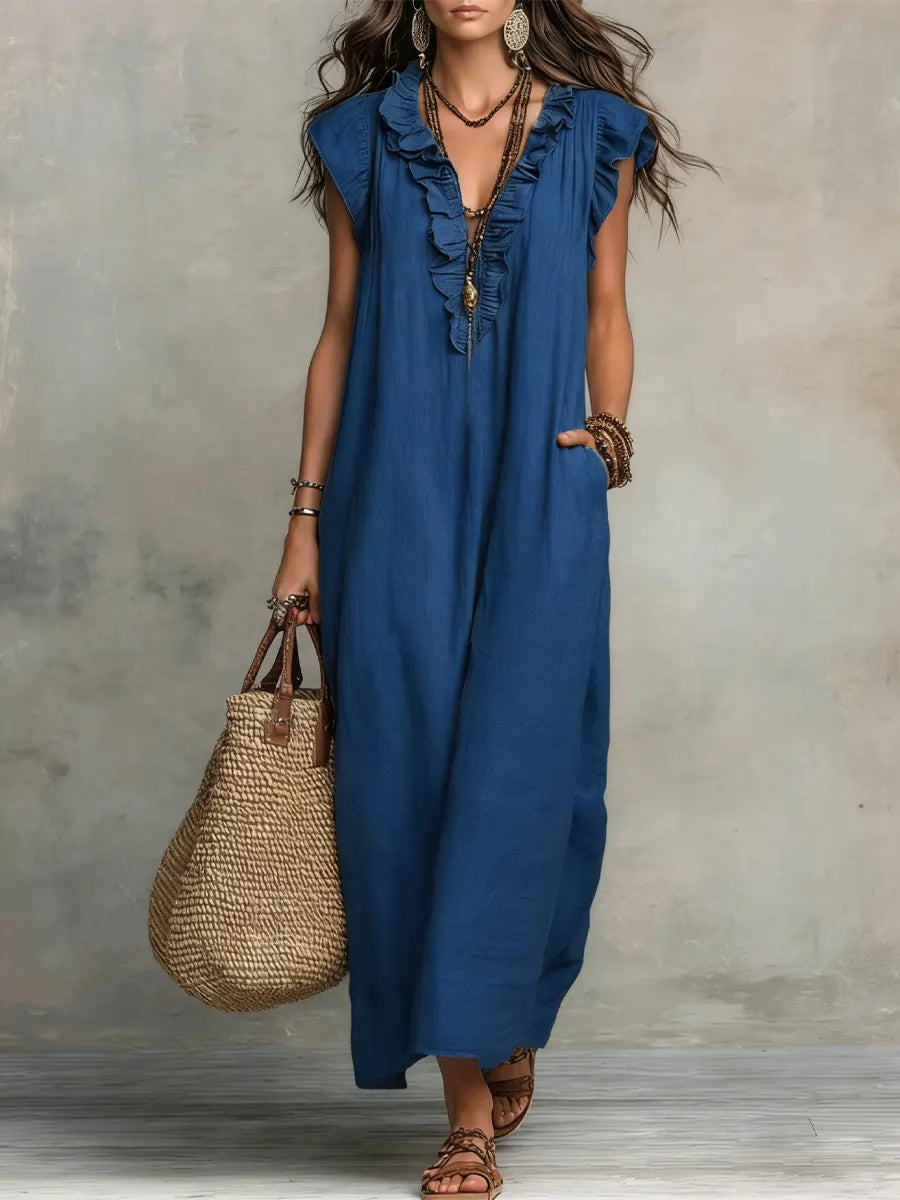 Jutta | Boho-Maxikleid für Damen