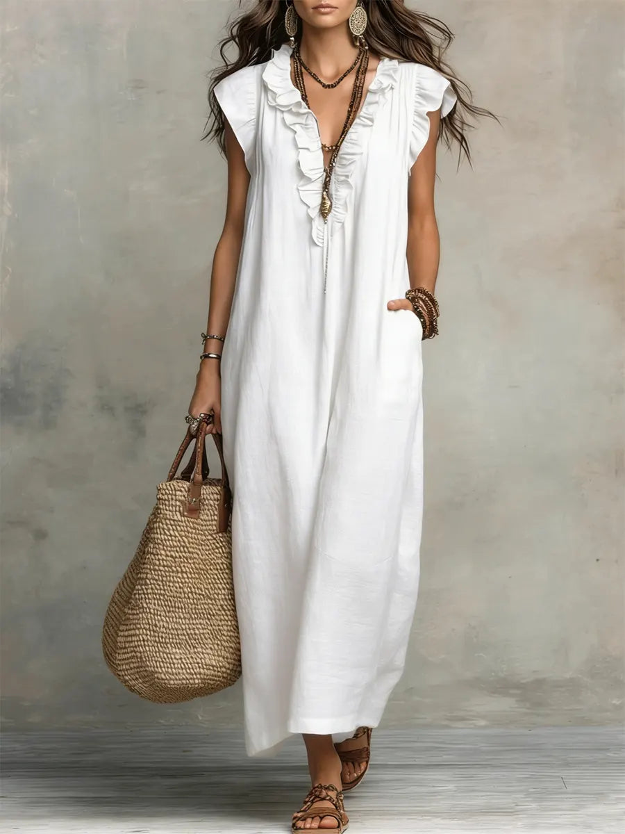 Jutta | Boho-Maxikleid für Damen